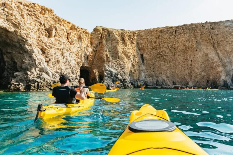 Milos: Tsigrado and Gerakas Beach Kayaking Tour - Itinerary Breakdown: What You’ll Experience Step by Step