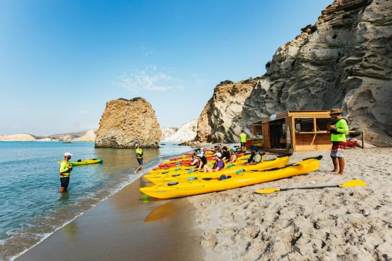 Milos: Tsigrado and Gerakas Beach Kayaking Tour - Price, Logistics, and Overall Value
