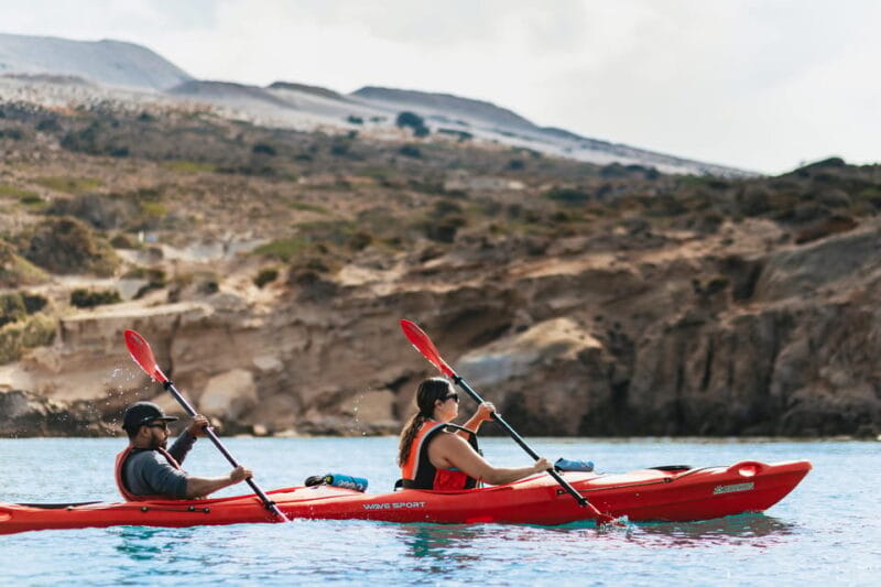 Milos: Tsigrado and Gerakas Beach Kayaking Tour - Frequently Asked Questions