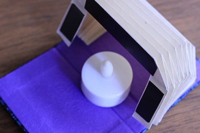 Mini Origami Lamp and Mizuhiki Knot Belt Workshop in Ueno - Mini Origami Lamp Workshop