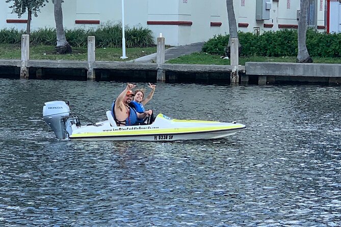 Mini Powerboat Rental - Enjoying the Scenic Views