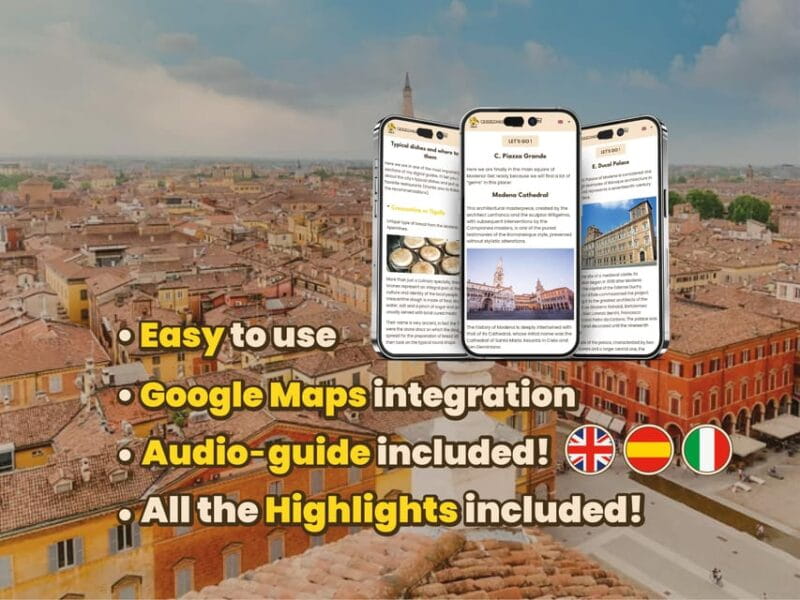 Modena: Digital guide made with a Local for your tour - Key points / Takeaways