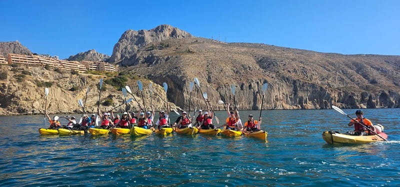 Morro de Toix: kayak trip - Exploring the Sea Caves: The Highlight of the Trip