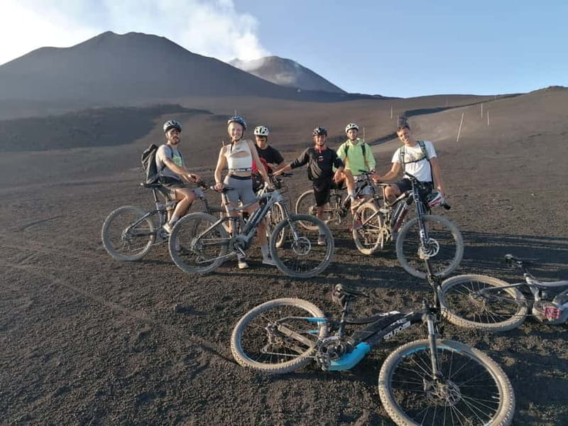 Mount Etna: electric mountain Bike Rental - Reaching the Summit: A Volcanic Panorama