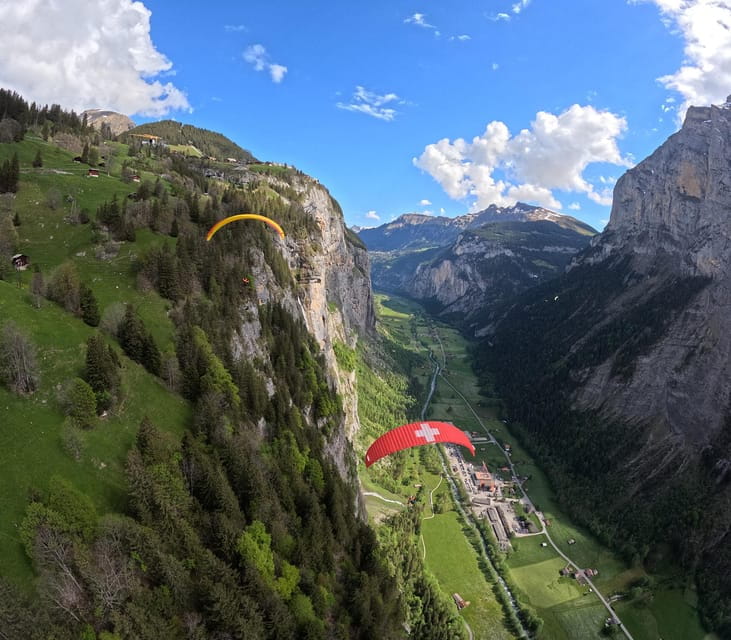 Mürren: Paragliding over Lauterbrunnen Cliffs and Waterfalls - Key points / Takeaways