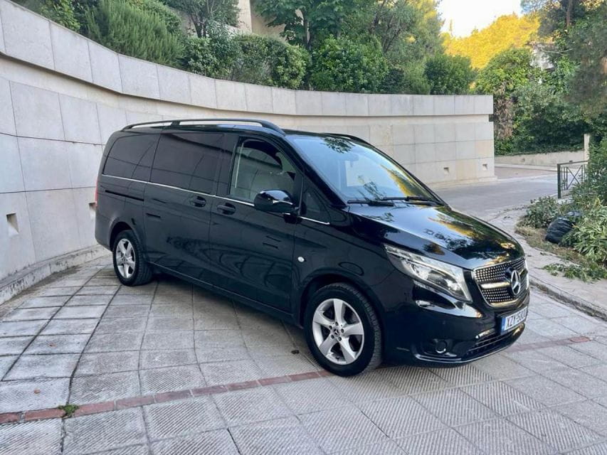 Mykonos: Airport Private Transfer in Luxury VAN - Scenic Mykonos Vistas