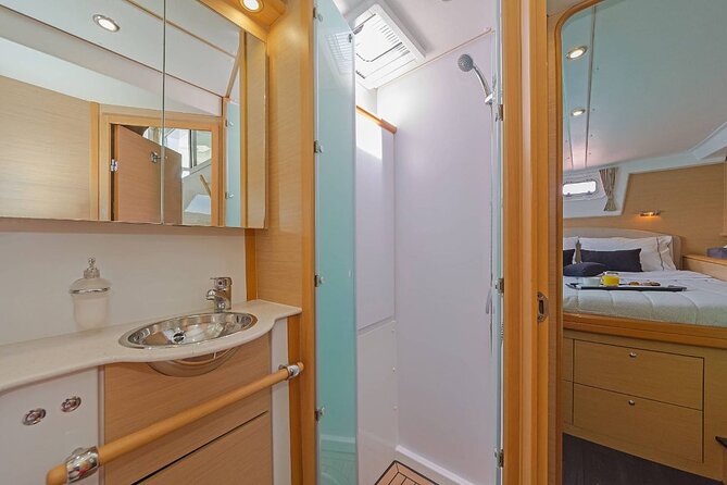 Mykonos Catamaran Daytime or Sunset Tour, 8-course Meal & Drinks - Included Beverages and Amenities