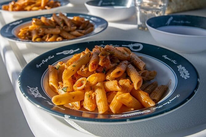 Mykonos Catamaran Delos Rhenia Cruise with Lunch and Transfer - Key Points / Takeaways