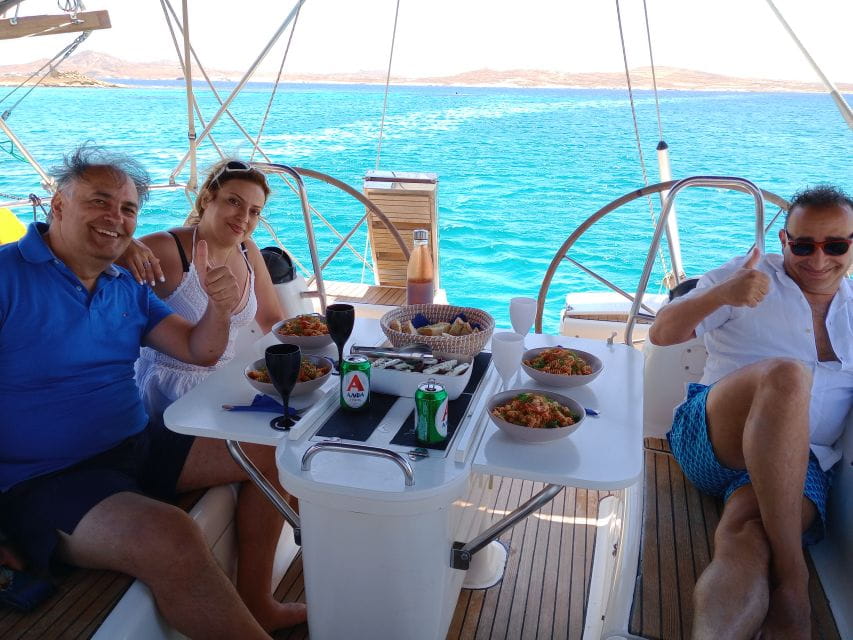Mykonos: Delos and Rhenia Cruise With Swim and Greek Meal - Getting There