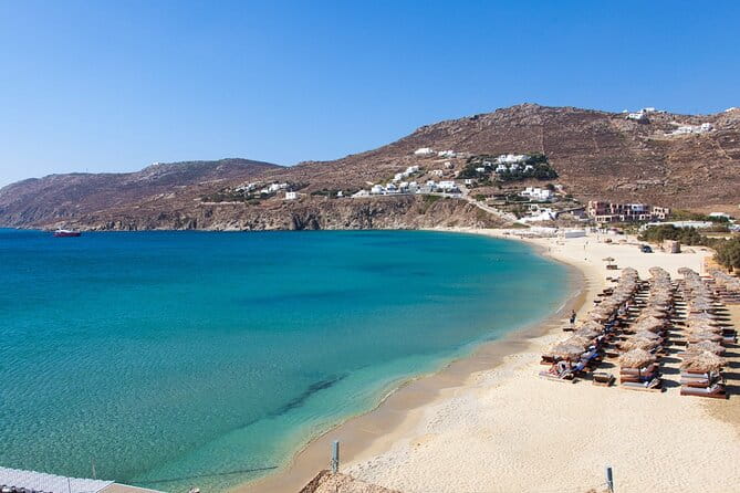 Mykonos driving tour - Kalafatis Beach: Stunning and Spacious