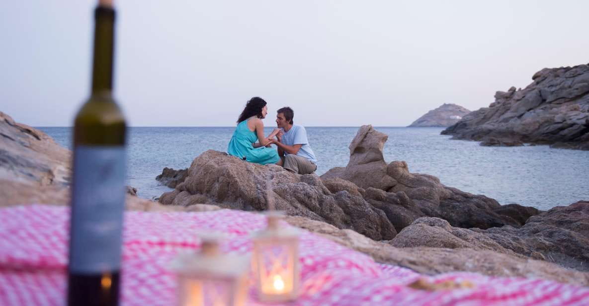 Mykonos Romantic Bike Tour With Private Picnic at the Beach - Picnic Experience