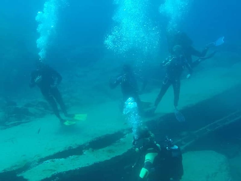 Mylopotas: Boat Cruise and Shipwreck Scuba Diving - FAQ