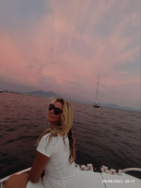 Naples: Bay of Naples Sunset Experience with Prosecco - A Swim in the Gilded Waters (Optional)