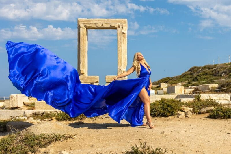 Naxos Flying Dress Photo Shooting - Experience Breakdown: Making the Most of Your 30 Minutes