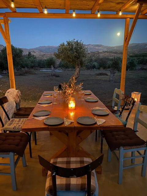 Naxos: Private Dining in the Olive Grove - Dining Environment