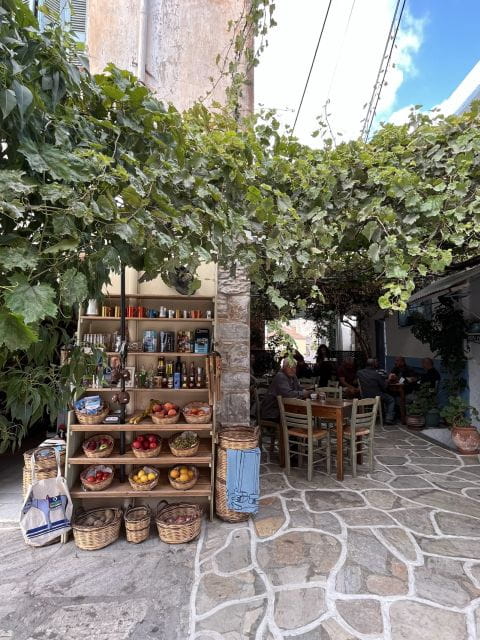 Naxos: Private E-Bike Tour with Wine Tasting Inland Methexis - Exploring Halki: Art, Food, and Byzantine Treasures