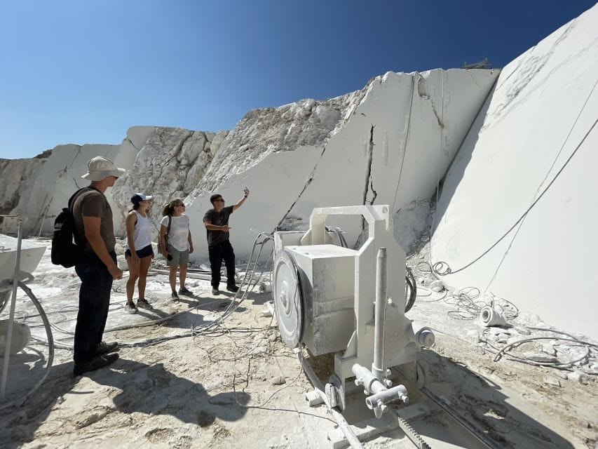 Naxos: Private Marble Quarry Visit and Sculpting Workshop - Traditional Lunch