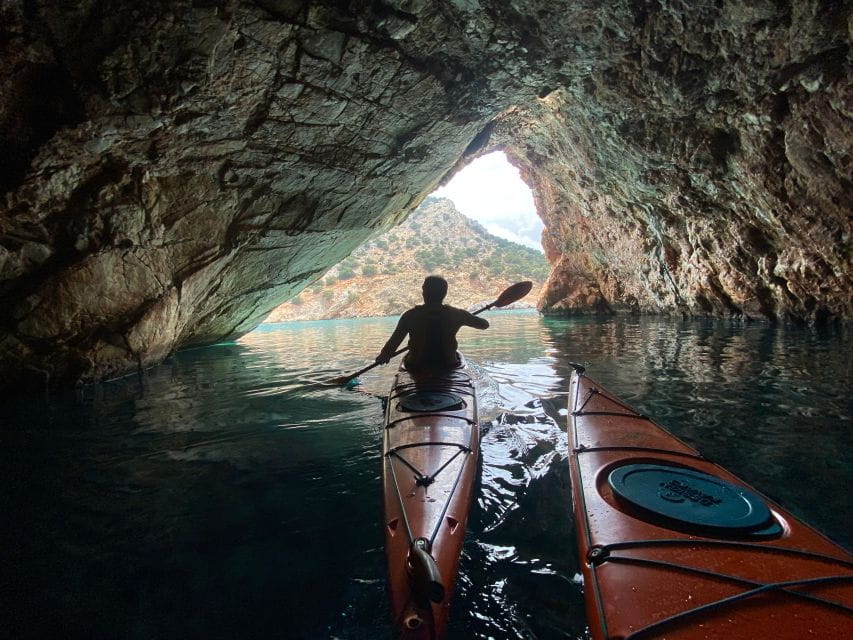 Naxos: Rhina Cave and Coastline Sea Kayaking Tour - Booking and Cancellation