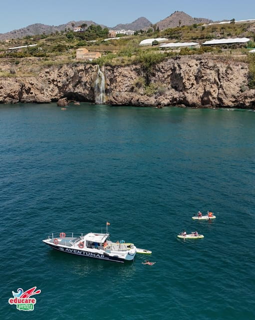 Nerja: Maro Waterfall Boat Trip With Paddleboarding & Drink - Included Activities and Equipment
