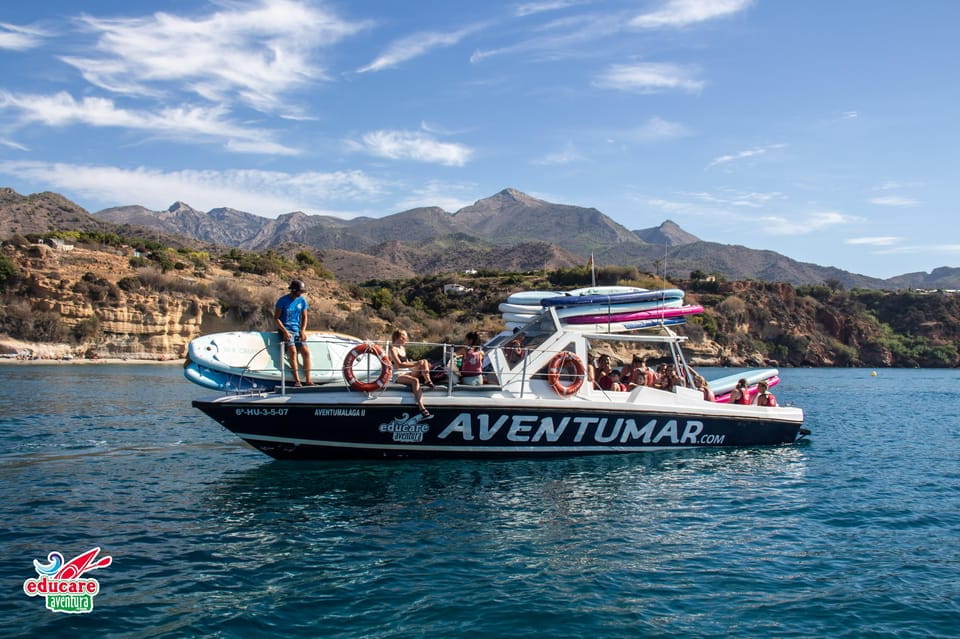 Nerja: Maro Waterfall Boat Trip With Paddleboarding & Drink - Getting to the Meeting Point