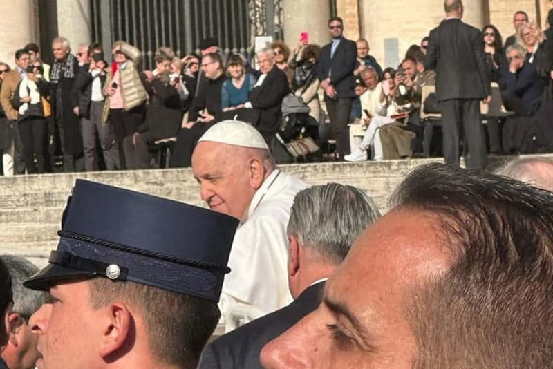 Newlywed couples blessing during Pope Leone XIV audience - A Close-Up Look at the Newlywed Blessing During the Pope Leone XIV Audience