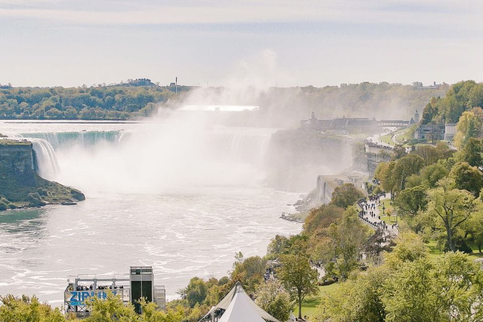 Niagara Falls, On: Helicopter Ride With Boat & Skylon Lunch - Skylon Tower Revolving Dining