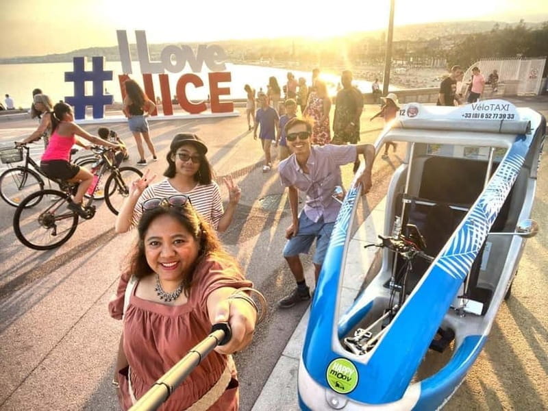 Nice: private guided Tour by electric taxi bike - Detailed Itinerary and Highlights