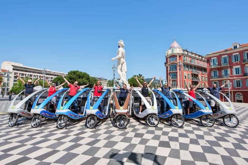 Nice: private guided Tour by electric taxi bike - Price and Logistics