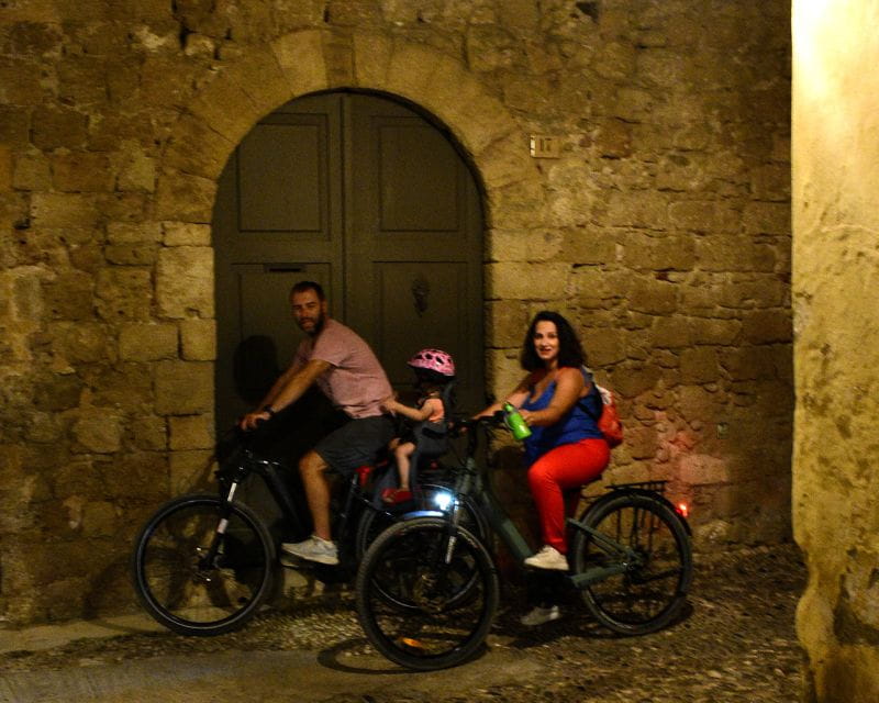 Night Rhodes: old town Gastro e-bike tour with drink & meze - Key Points / Takeaways