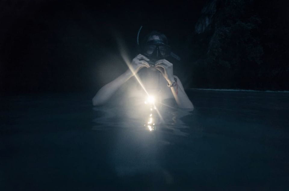 Night Time Snorkel At Turtle Town With Lights And Stars - Unforgettable Snorkeling Experience