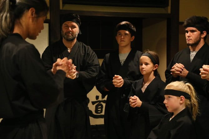 Ninja Hands-on 2-hour Lesson in English at Kyoto - Elementary Level - Breathing and Meditation Techniques