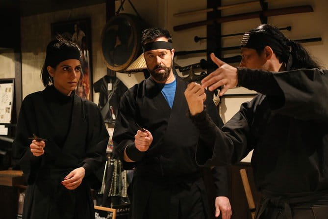 Ninja Hands-on 2-hour Lesson in English at Kyoto - Elementary Level - Sword Wielding Practice