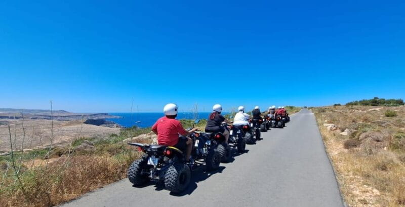 North Malta: Quad Bike Tour with Scenic Land, Sea & Swimming - Starting the Adventure: From Hotel to Quad Base