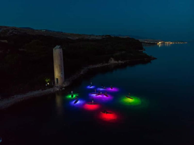 Novalja: Glowing Standup Paddleboard Guided Night Tour - Key points / Takeaways