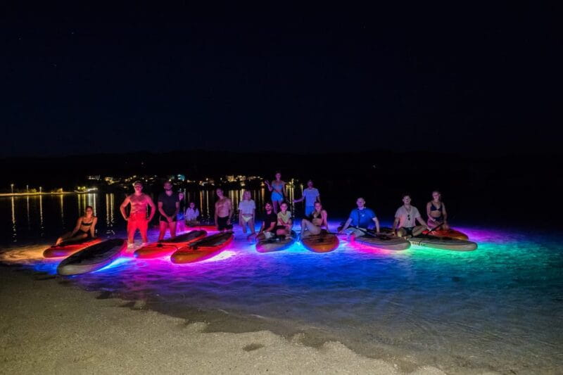 Novalja: Glowing Standup Paddleboard Guided Night Tour - Frequently Asked Questions