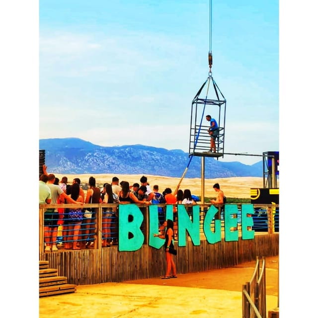 Novalja: Zrce Beach Tandem Bungee Jumping Experience - Key points / Takeaways