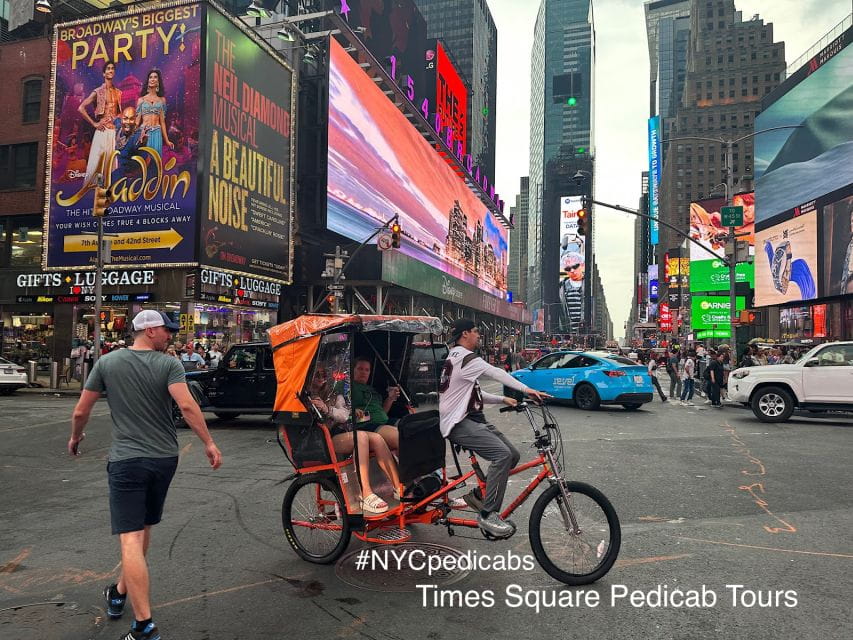 NYC Pedicab Tours: Central Park, Times Square, 5th Avenue - Pickup and Drop-off