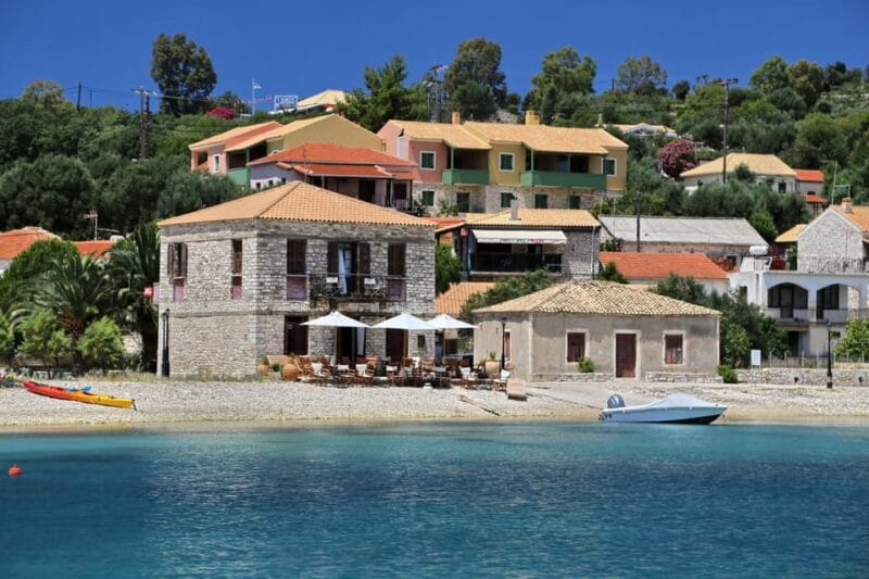 NYDRI: LEFKADA Cruise - Nydri - Meganisi - Kastos - Kalamos - Beach Day at Limni Beach