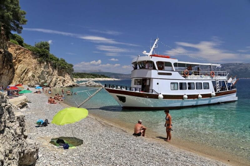 NYDRI: LEFKADA Cruise - Nydri - Meganisi - Kastos - Kalamos - Scenic Return and Island Highlights