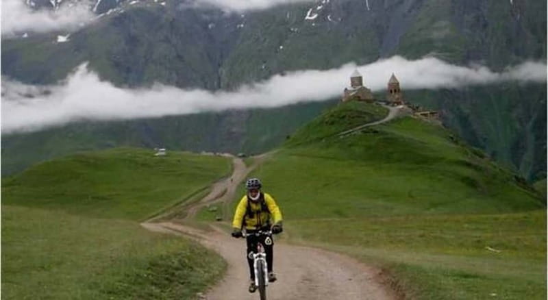 Off Road Cycling to Mount Kazbegi - The Crown Jewel: Gergeti Trinity Church and Mount Kazbegi