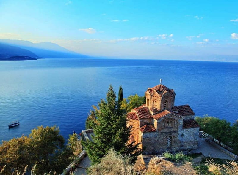 Ohrid - A full day Adventure from Skopje - The Cultural Heartbeat: Sveti Sofija and Local Cuisine