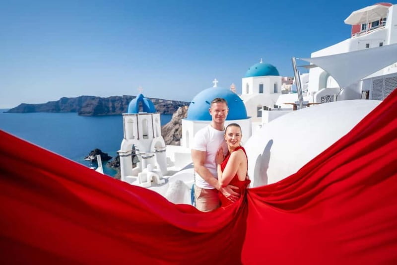 Oia: Santorini Photoshoot with Flying Dress Rental Option - Exploring the Experience: What You Can Expect