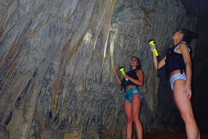 Okinawa Miyako Beach SUP and Pumpkin Limestone Caving and Canoe - Exploring the Pumpkin Limestone Caves