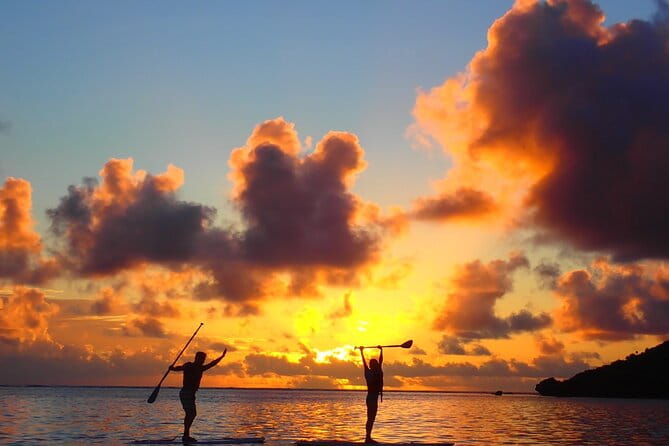 [Okinawa Miyako] [Early Morning] Refreshing and Exciting! Sunrise Sup/Canoe - Paddling Through the Tranquil Seascape
