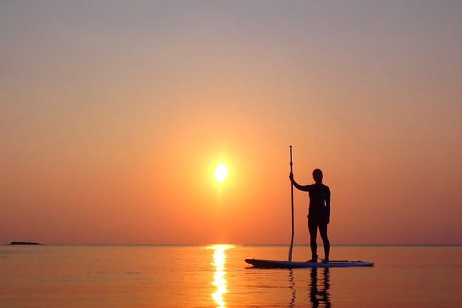 [Okinawa Miyako] [Evening] Twilight in the Sea of Silence... Sunset SUP / Canoe - Paddling Through the Serene Waterways