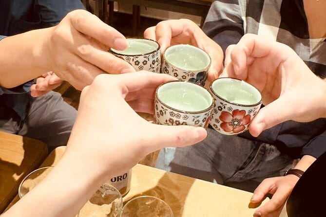 Okonomiyaki Cooking Class With Sake Free Flow Experience - Ingredients and Tasting Experience