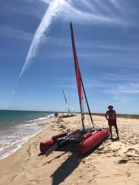 Olhao : sailing tour on a small catamaran on the Ria Formosa - Key points / Takeaways
