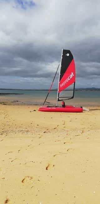 Olhao : sailing tour on a small catamaran on the Ria Formosa - Exploring the Ria Formosa on a Small Catamaran