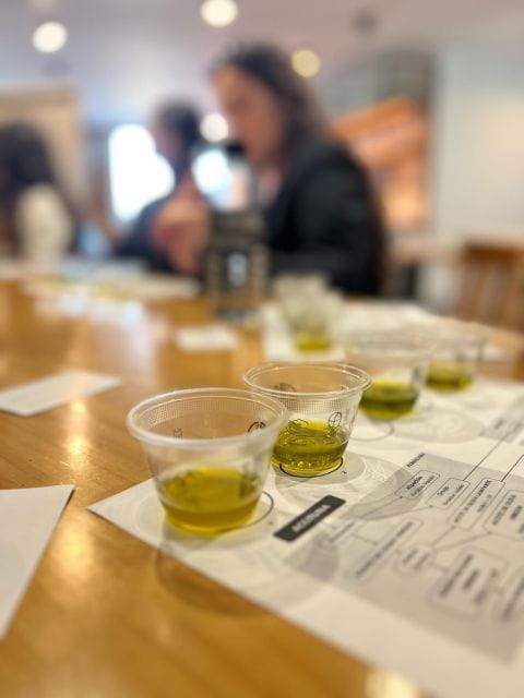 Olive Oil Tasting - Types of Olive Oils Sampled