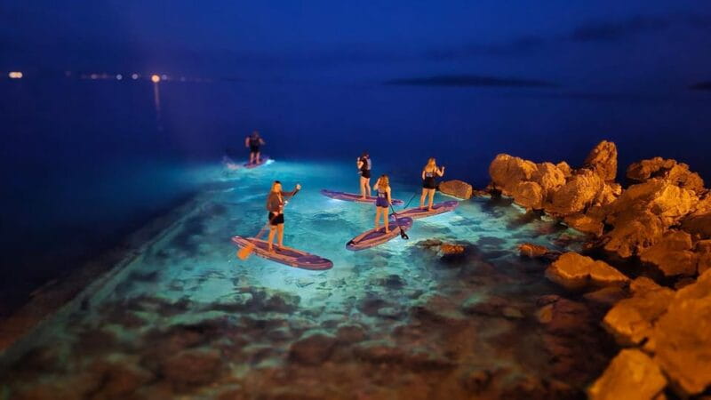 Opatija: Guided SUP Paddleboarding Adventure at Night - Key Points / Takeaways